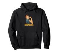 Steminist Rosie The Riveter femminista retrò Felpa con Cappuccio