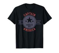 Stemma a forma di stella Marvel, Capitan America, vintage, 1941 Maglietta