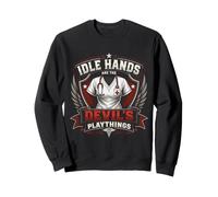 Stemma da Infermiera Vintage «Idle Hands Are The Devil's Playthings» Felpa