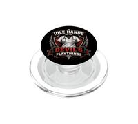 Stemma da infermiera vintage «Idle Hands Are The Devil's Playthings» PopSockets PopGrip per MagSafe