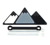 Stemma decorativo per griglia di ricambio per camion 4Runner Tundra Sequoia Rav4 Highlander Tacoma, ABS resistente alle intemperie, facile installazione a vite, migliora lo stile e l'aspetto del