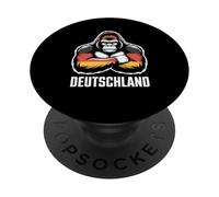 Stemma del gorilla della Germania - Bandiera della Germania PopSockets PopGrip Adesivo