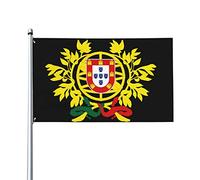 Stemma del Portogallo 3x5ft Patio Garden Flag Decorazione per interni Bandiera stampata su un lato