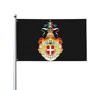 Stemma del Regno d'Italia 1890 3x5ft Patio Garden Flag Decorazione per interni Bandiera stampata su un lato