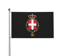 Stemma del Regno d'Italia (1890) Bandiera 3x5 Ft Decorazione per esterni Banner Bandiera da cortile con occhielli
