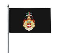 Stemma Del Regno D'Italia (1890) Bandiere Di Benvenuto Con 2 Occhielli Garden Flag Resistente Alle Intemperie Bandiera Da Cortile Per Esterni Fattoria All'Aperto 90X150Cm