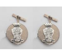 Stemma dell' Arma dei Carabinieri : Gemelli in Argento 925