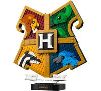 LEGO Harry Potter Stemma della Casa di Hogwarts - Giocattolo Wall Art 3D con Animali - Decorazione per Cameretta - Idea Regalo di Compleanno per Bambine, Bambini e Adolescenti da 12 anni in su - 76462