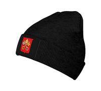 Stemma della Città del Vaticano Cappello Lavorato a Maglia Berretto da Uomo Sportivo da Donna Caldo Trendy Classico Berretto da Orologio Nero