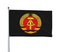 Stemma Della Germania Dell'Est Bandiere Di Benvenuto Con 2 Occhielli Bandiere Da Giardino Durevole Garden Flag Per Patio Interni Fattoria 90X150 Cm