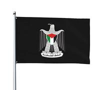 Stemma delle bandiere dell'autorità nazionale palestinese, bandiere decorative per esterni 3x5 piedi 100% poliestere bandiere esterne per tutte le condizioni atmosferiche, il colore è brillante e fac
