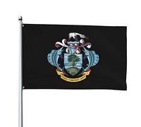 Stemma delle bandiere delle Seychelles, bandiere decorative per esterni 3x5ft Bandiere in 100% poliestere Bandiere esterne per tutte le stagioni, il colore è brillante e facile da sbiadire, asciugatu