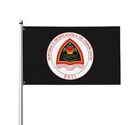 Stemma delle bandiere di Timor Est, bandiere decorative per esterni 3x5ft 100% poliestere Bandiere esterne per tutte le stagioni, il colore è brillante e facile da sbiadire, asciugatura rapida.