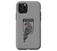 Stemma dello scudo vichingo del corvo nordico mitologia dei guerrieri Custodia per iPhone 11 Pro