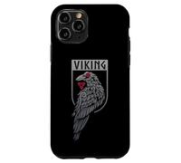 Stemma dello scudo vichingo del corvo nordico mitologia dei guerrieri Custodia per iPhone 11 Pro