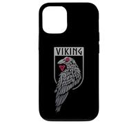 Stemma dello scudo vichingo del corvo nordico mitologia dei guerrieri Custodia per iPhone 12/12 Pro