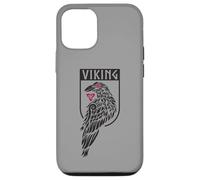 Stemma dello scudo vichingo del corvo nordico mitologia dei guerrieri Custodia per iPhone 12/12 Pro