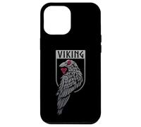 Stemma dello scudo vichingo del corvo nordico mitologia dei guerrieri Custodia per iPhone 12 Pro Max