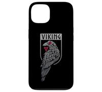 Stemma dello scudo vichingo del corvo nordico mitologia dei guerrieri Custodia per iPhone 13