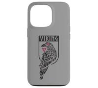 Stemma dello scudo vichingo del corvo nordico mitologia dei guerrieri Custodia per iPhone 13 Pro