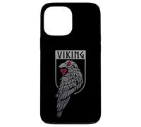 Stemma dello scudo vichingo del corvo nordico mitologia dei guerrieri Custodia per iPhone 13 Pro Max