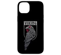 Stemma dello scudo vichingo del corvo nordico mitologia dei guerrieri Custodia per iPhone 14 Plus
