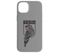 Stemma dello scudo vichingo del corvo nordico mitologia dei guerrieri Custodia per iPhone 14 Plus