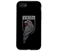 Stemma dello scudo vichingo del corvo nordico mitologia dei guerrieri Custodia per iPhone SE (2020) / 7/8