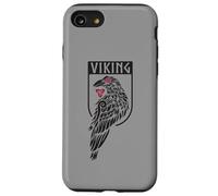 Stemma dello scudo vichingo del corvo nordico mitologia dei guerrieri Custodia per iPhone SE (2020) / 7/8