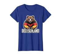 Stemma dell'orso della Germania - Bandiera della Germania Maglietta, Donna, Blu Reale, S