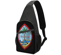 Stemma di Guam Sling Bag Crossbody Shoulder Travel Chest Backpack Escursionismo Daypack per lo shopping sportivo Lavoro
