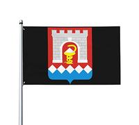 Stemma di Sol-Iletsk 3x5ft Patio Garden Flag Decorazione per interni Bandiera stampata su un lato