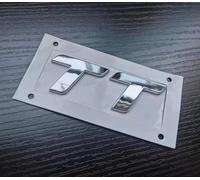 Stemma Emblema Logo Scritta TT Cromo Argento Tuning Exclusive