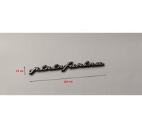 Stemma Laterale Pininfarina per Alfa Romeo logo fregio scritta metallo adesivo