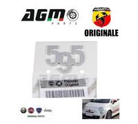 STEMMA LOGO SIGLE EMBLEMA 595 SILVER STEMMA ORIGINALE FIAT 500 ABARTH 735667546
