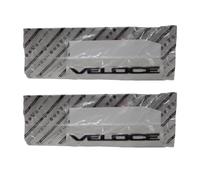 Stemma logo Veloce 2x nero laterale originale Alfa Romeo Giulia Stelvio 50556909