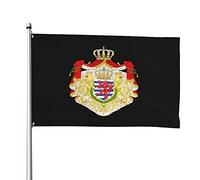 Stemma maggiore delle bandiere del Granducato di Lussemburgo, bandiere decorative per esterni 3x5ft Bandiere in 100% poliestere Bandiere esterne per tutte le condizioni atmosferiche, il colore è bril