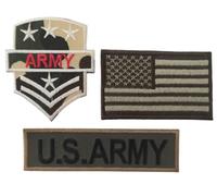 - Stemma Motivi militari americani - Applicazioni Toppe Patch tessuti stoffa vestiti termoadesive da cucire