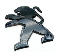 Stemma per auto 3D per Peugeot 208,Emblema Adesivo Con Logo Accessori Cofano Anteriore Posteriore Emblema Logo Bagagliaio Decorazione fai da te,Black-1
