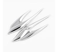 Stemma per BYD Atto 3 Act 3 Tang F3 E6 Dmi Yuan Song plus EV2022 2023 Auto Zubehör Auto Sticker Emblema Distintivo Esterno Auto Badge, Emblema Decalcomania Tronco Fender Sticker Logo,Silver