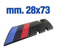 STEMMA POSTERIORE M SPORT BMW COMPATIBILE 73x28 NERO BMW ABS LOGO FREGIO