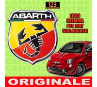 Stemma Scritta Logo Originale FIAT ABARTH 500 - cod. 735496478