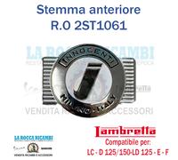 Stemma / Scudetto anteriore Lambretta LC - D 125/150 - LD 125 - E - F