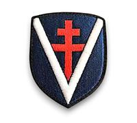 Stemma V della Vittoria Resistance - Patch FFI WW2 ricamata - V of Victory