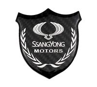 Stemmi 3D per SsangYong ActYon Korando Tivolan Rodius Rexton 2 Kyron Tivoli Auto Laterale Adesivo Decorazioni e Bagagliaio Decalcomania Logo Metallo Distintivo,A