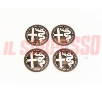STEMMI BORCHIE COPPETTE COPRIMOZZO ALFA ROMEO GIULIA GT DUETTO NERI