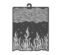 Stencil 20x25 song of the sea coralli e poseidonie