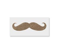 Stencil a forma di baffi, per pittura aerografo, decorazione artistica da parete, modello fai da te, in Mylar da 7,5 mm, riutilizzabile