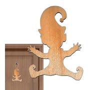 Stencil a forma di con impronte di orme natalizie, stencil in legno per pavimenti e decorazioni natalizie per pavimenti