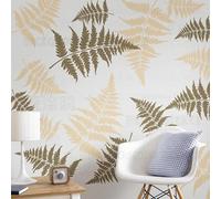 Stencil a forma di foglia di felce, 32 cm, per decorare la decorazione riutilizzabile per dipingere sulla parete frigoriferi Dimensioni decorative per pareti mobili portatili grandi macchine extra